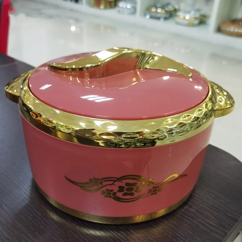 3Pcs/Set 1.5/2/2.5 Liter Food Warmer Thermal Insulation Hot Pot Ramadan Event Lunch Box