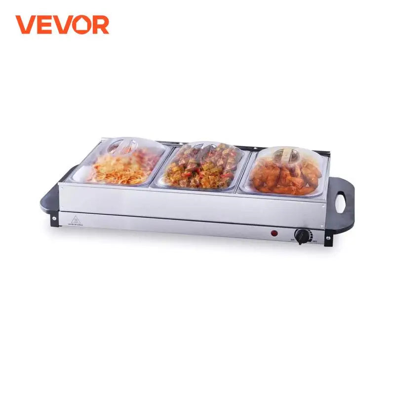 VEVOR Electric Buffet Server, Electric Warming Tray, with Temp Control