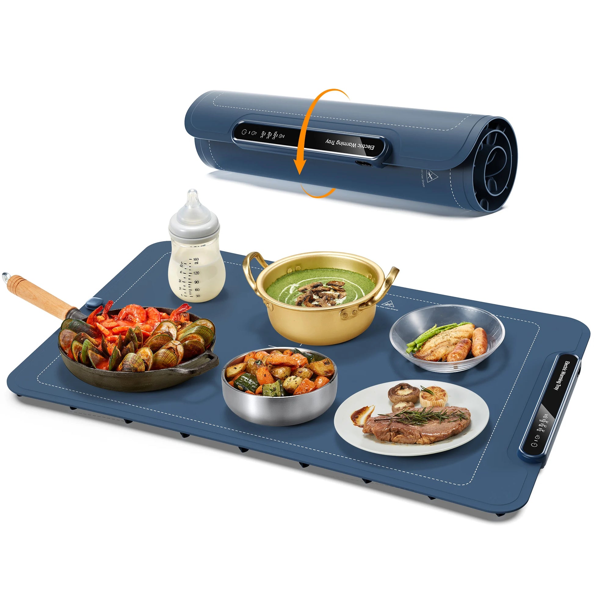 Electric Warming Mat with 3 Temperature Settings, Auto Shut-Off - Our Families Kitchen