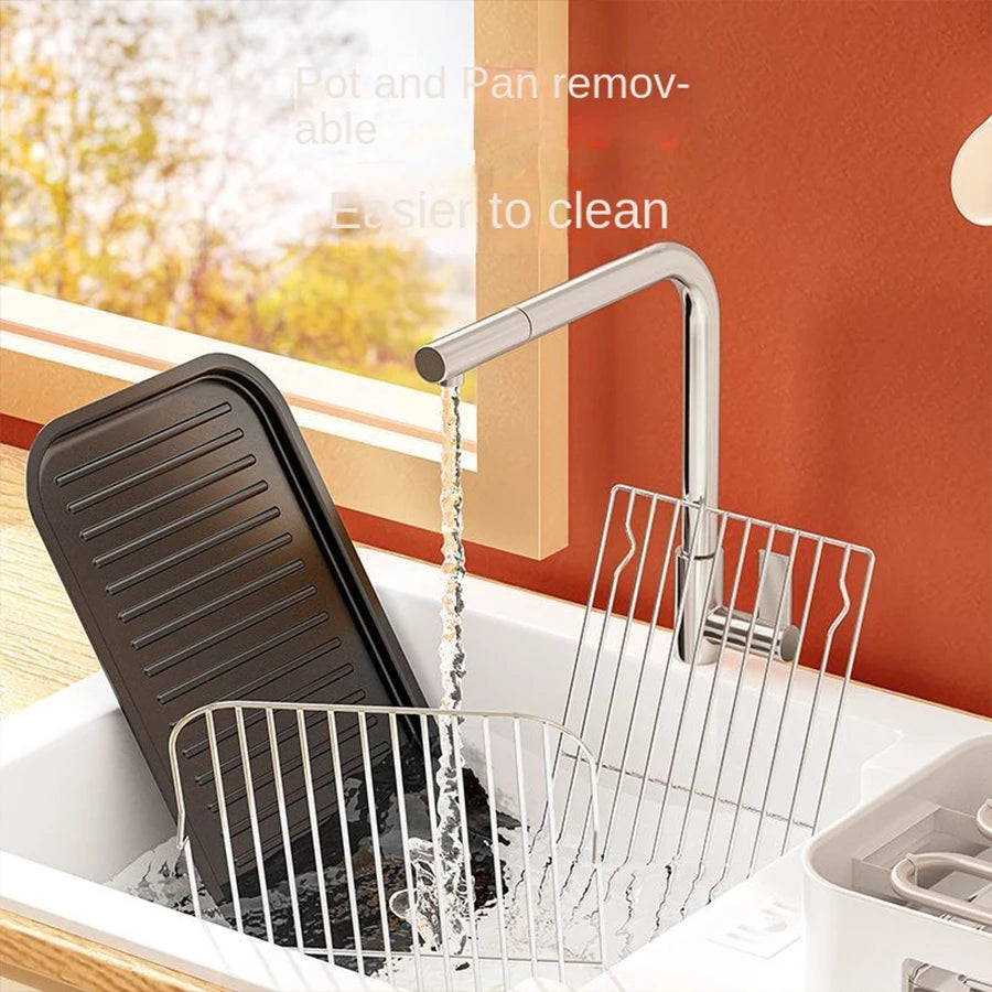Electric Smoke-free Indoor Barbecue Grill, Detachable Board, Adjustable Temperature, Portable - Our Families Kitchen