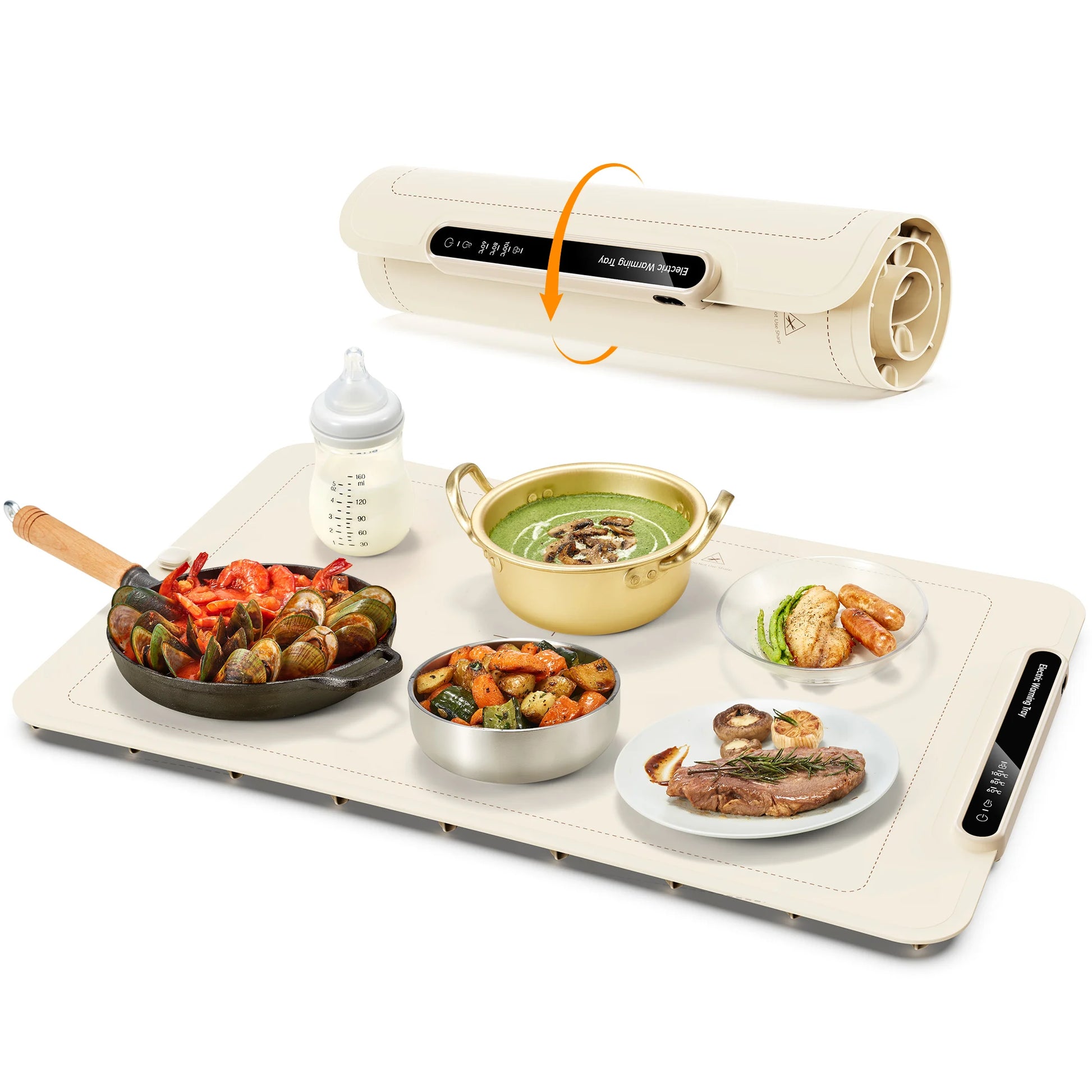 Electric Warming Mat with 3 Temperature Settings, Auto Shut-Off - Our Families Kitchen