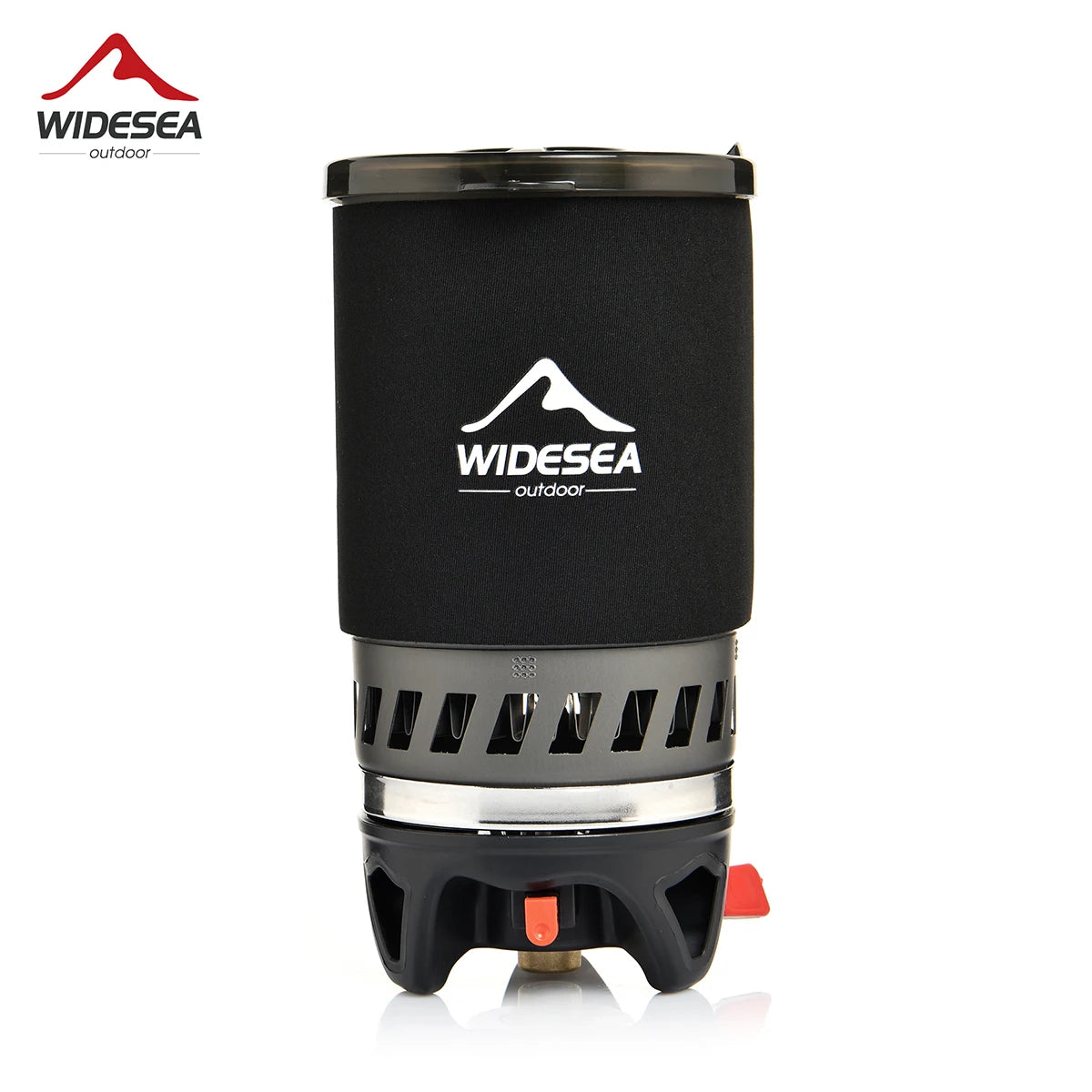 Widesea Camp Cooking System, Outdoor Gas Stove Burner Tourist Coffee Pot Cup Cookware