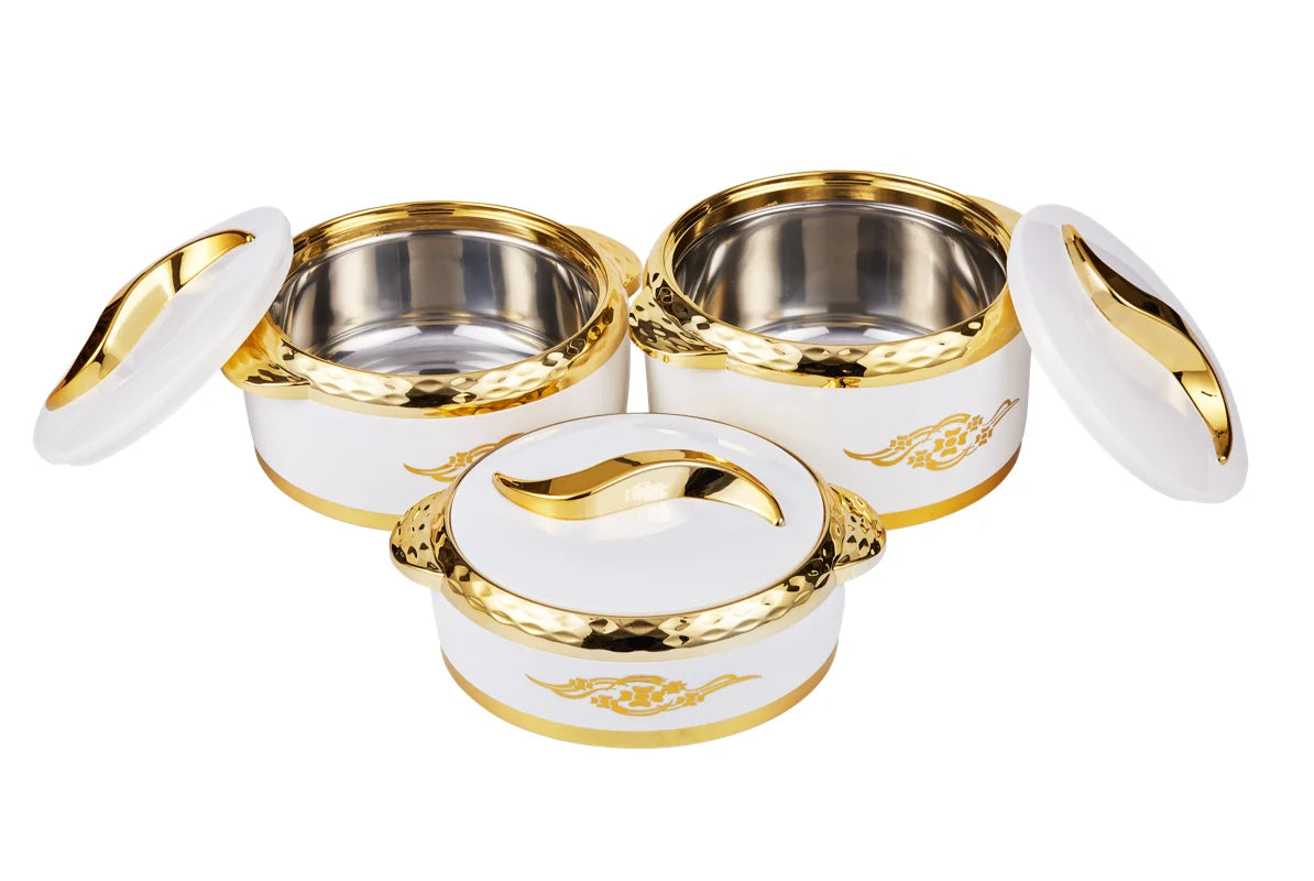 3Pcs/Set 1.5/2/2.5 Liter Food Warmer Thermal Insulation Hot Pot Ramadan Event Lunch Box