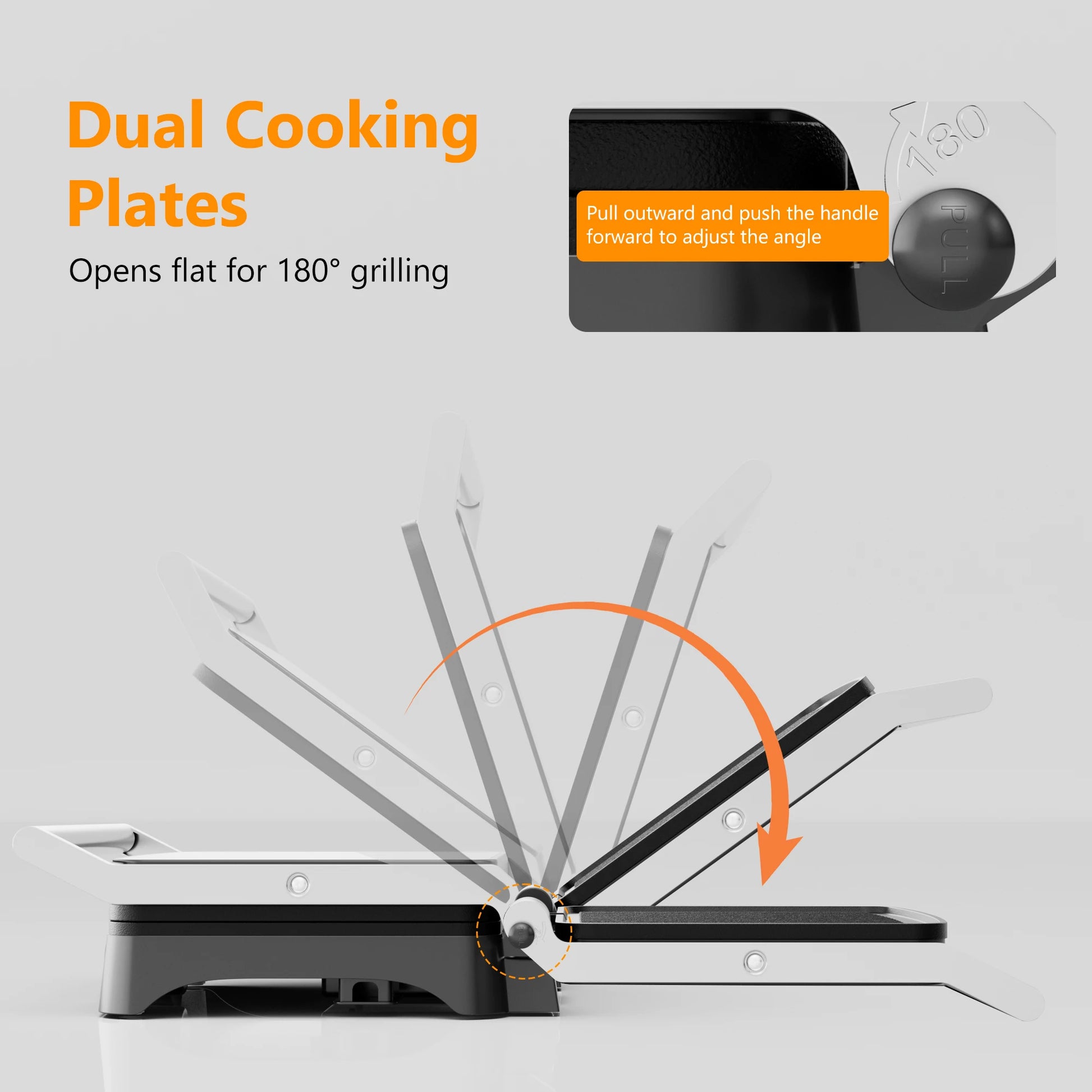 Panini Press Grill with Temperature Setting, 4 Slice Non-stick Grill - Our Families Kitchen